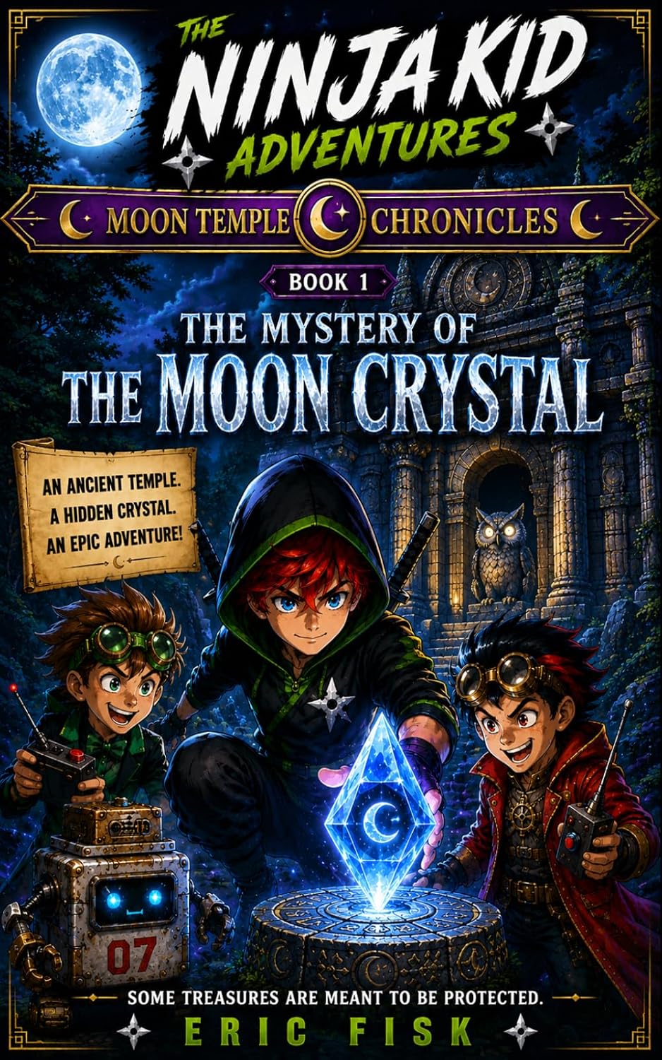 Cover of The Mystery of the Moon Crystal